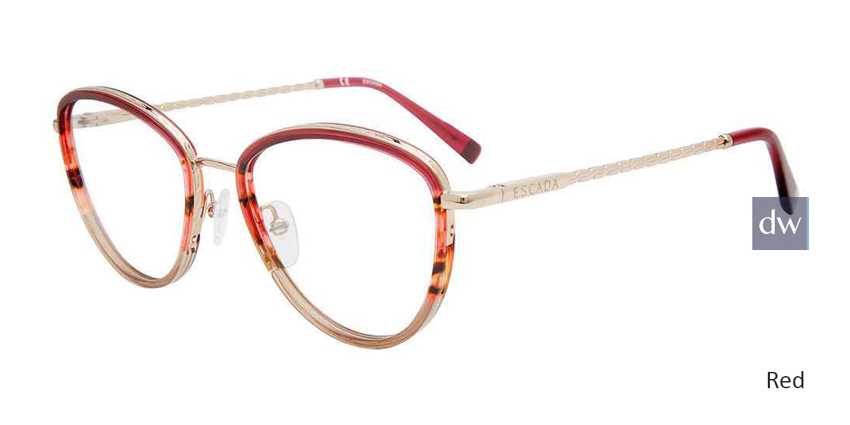 Red Escada VESB61 Eyeglasses.
