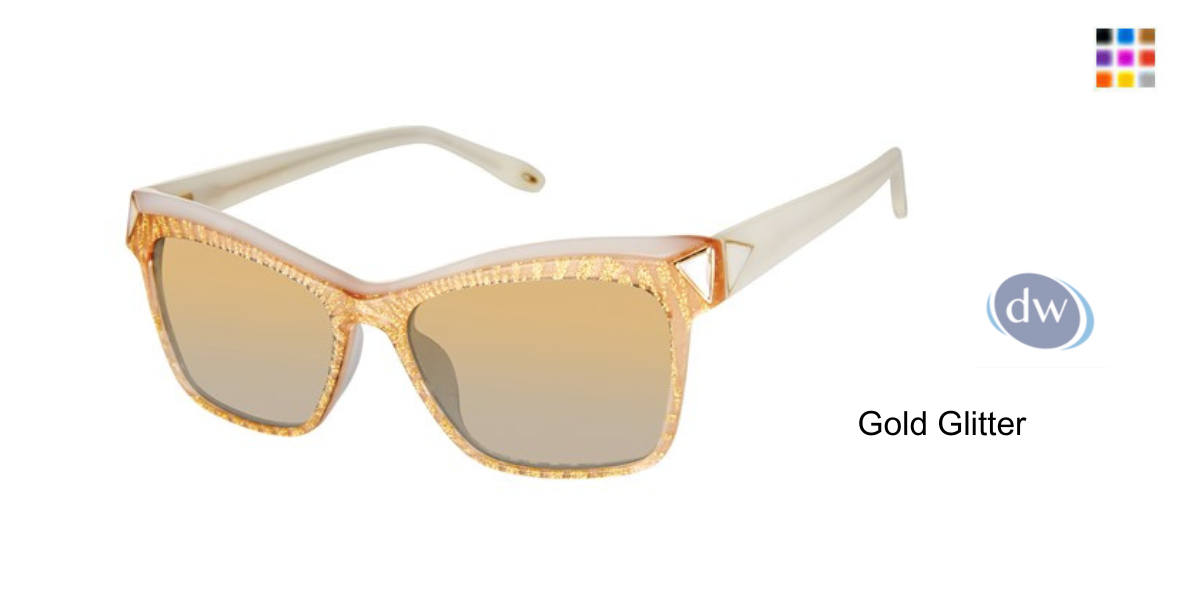 Gold Glitter           VICTOR GLEMAUD X TURA VGS011 Sunglasses