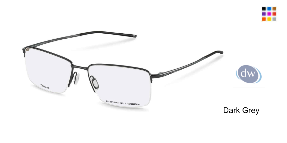 PORSCHE DESIGN P8751 Eyeglasses Dark Grey