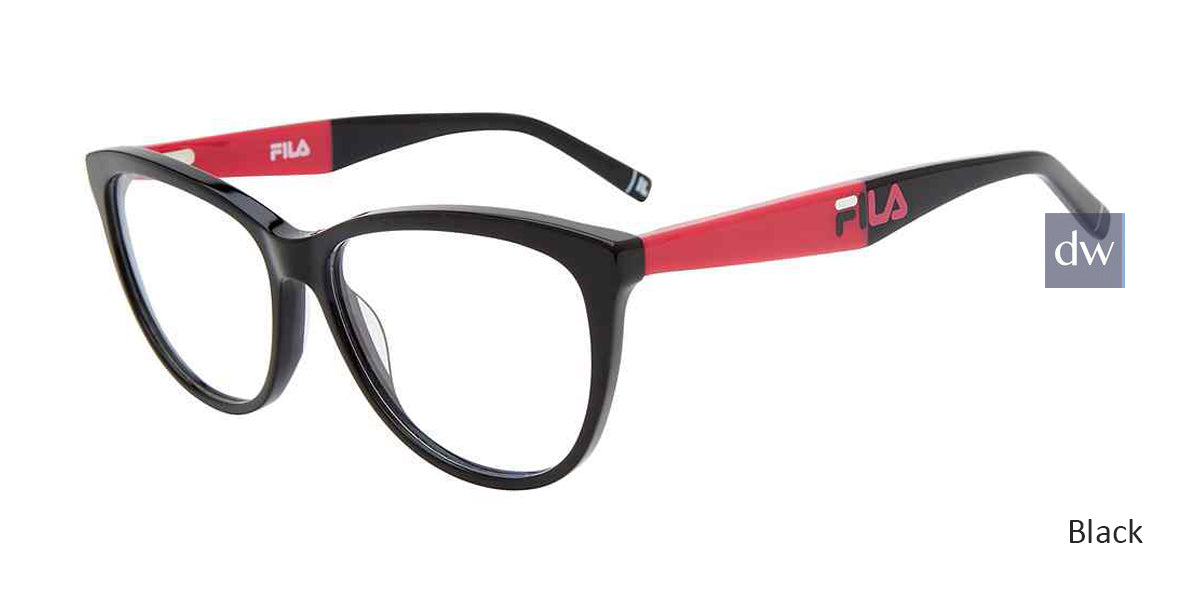 Black Fila VFI262 Eyeglasses