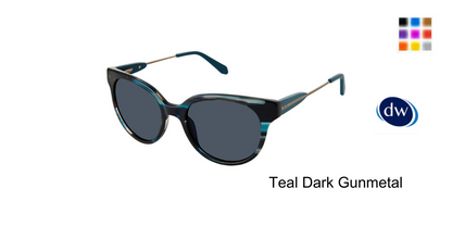 Teal Dark Gunmetal