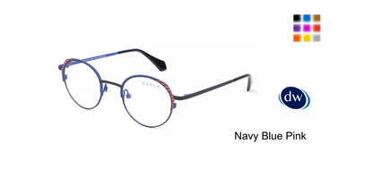 Navy Blue Pink