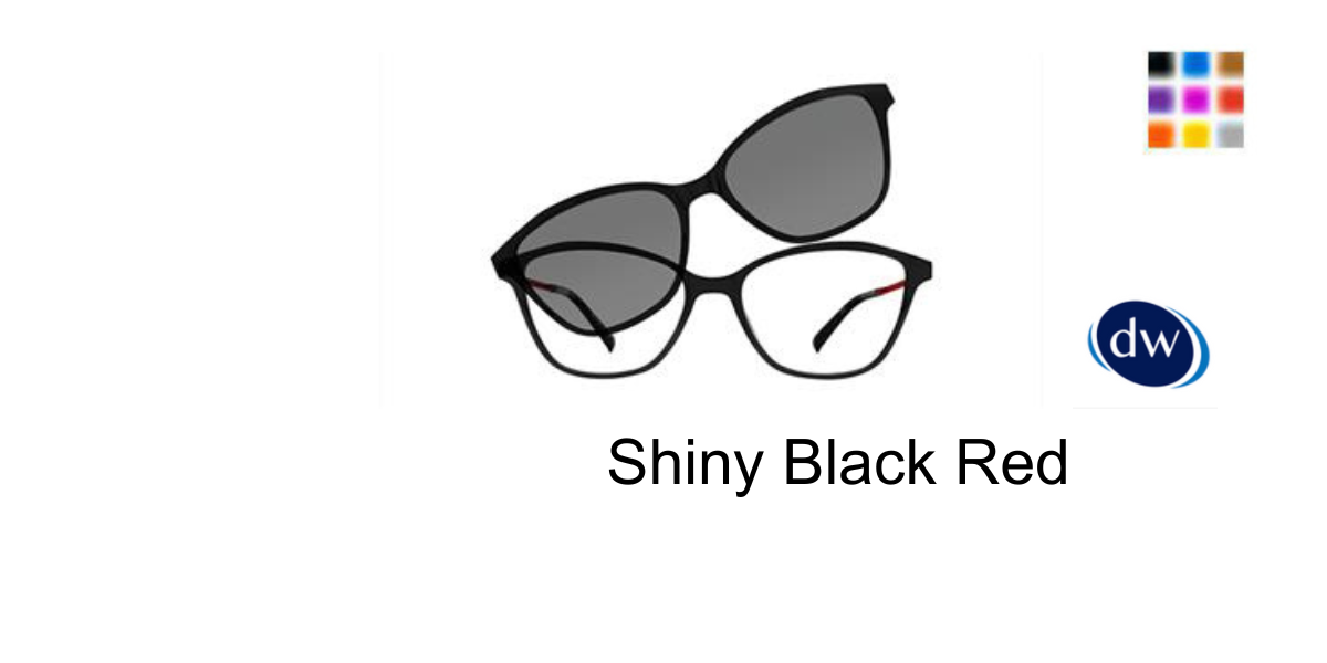 Shiny Black Red