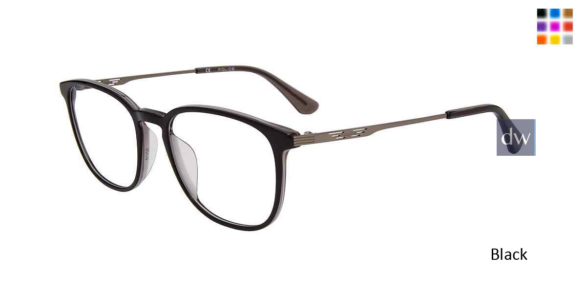 Black Police VPLD07 Eyeglasses.