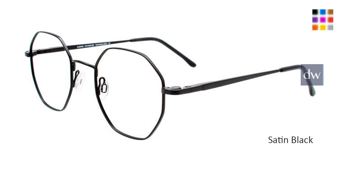 Satin Black Cargo C5054 Eyeglasses.