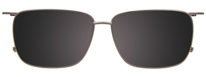 Brown Grey Gradient Clip On