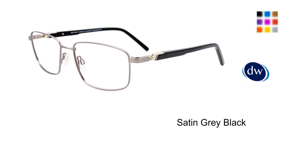 Satin Grey Black