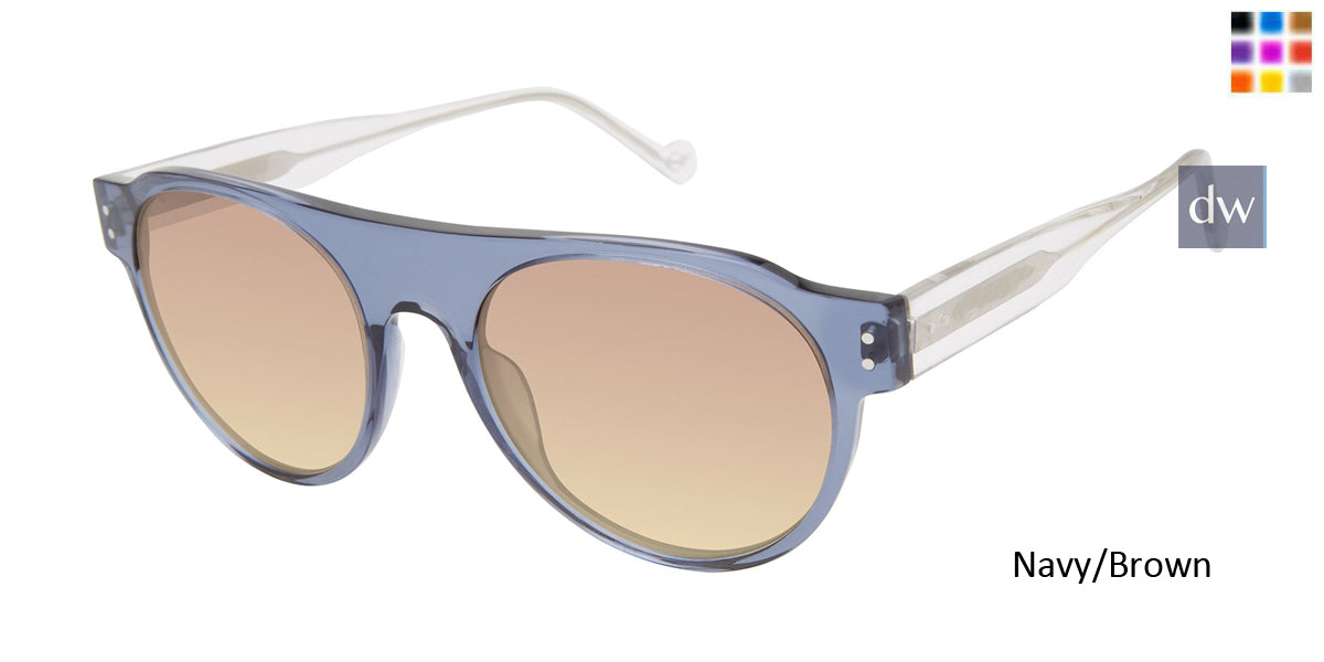 Navy/Brown Mini 746009 Sunglasses.