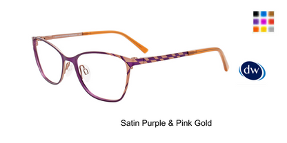 Satin Purple Pink Gold