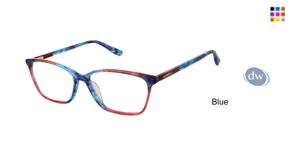SUPERDRY SDOW005T Eyeglasses Blue