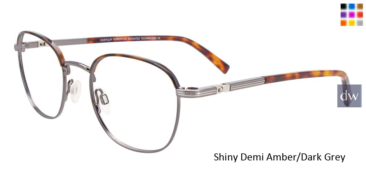 Shiny Demi Amber Dark Grey