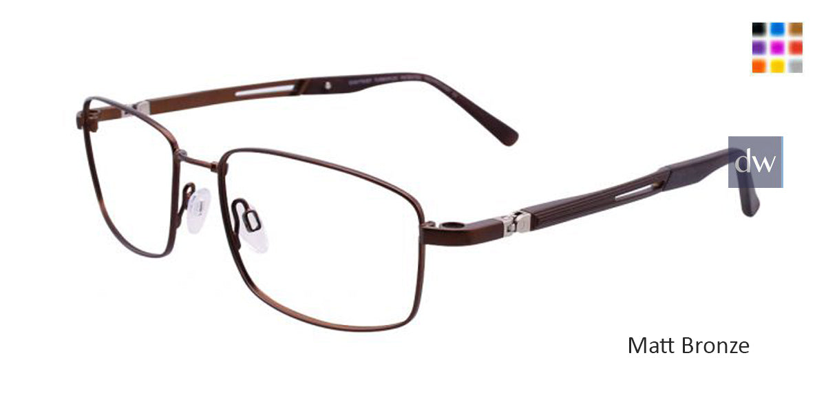 Matt Bronze Clip & Twist CT238 Eyeglasses.