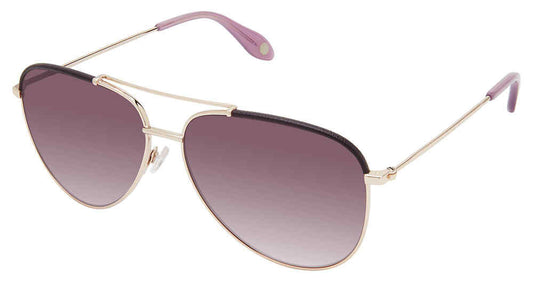 FYSH F-2065 Sunglasses Eggplant Gold