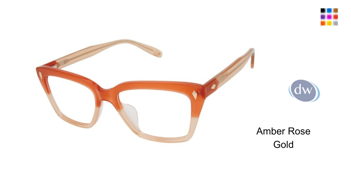 Amber Rose Gold             VICTOR GLEMAUD X TURA VGO014 Eyeglasses