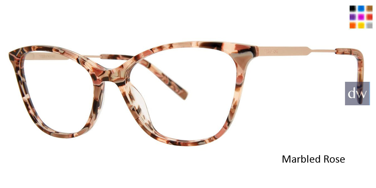 Marbled Rose Vera Wang V580 Eyeglasses.