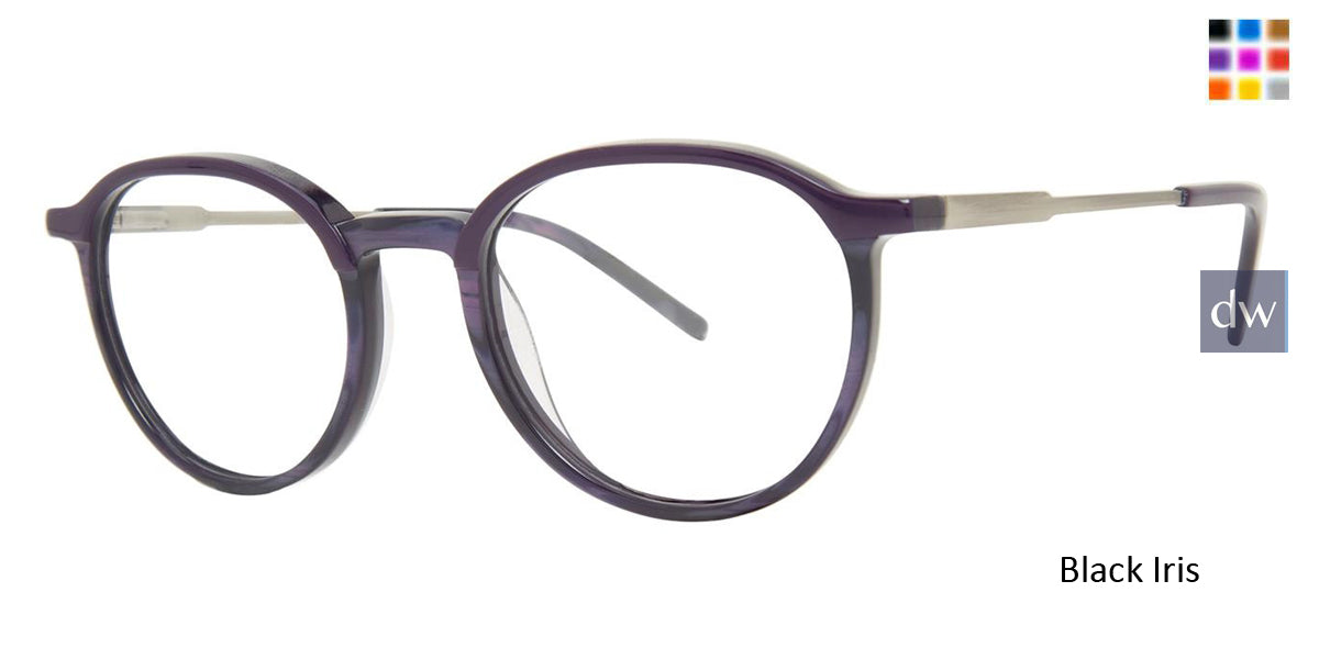 Black Iris Vera Wang V565 Eyeglasses - Teenager.