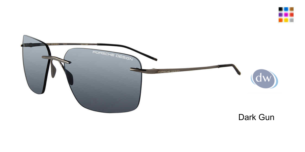 PORSCHE DESIGN P8923 Sunglasses Dark Gun