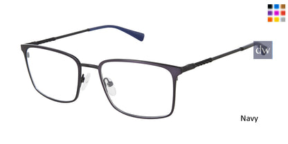 Navy Buffalo BM508 Eyeglasses.