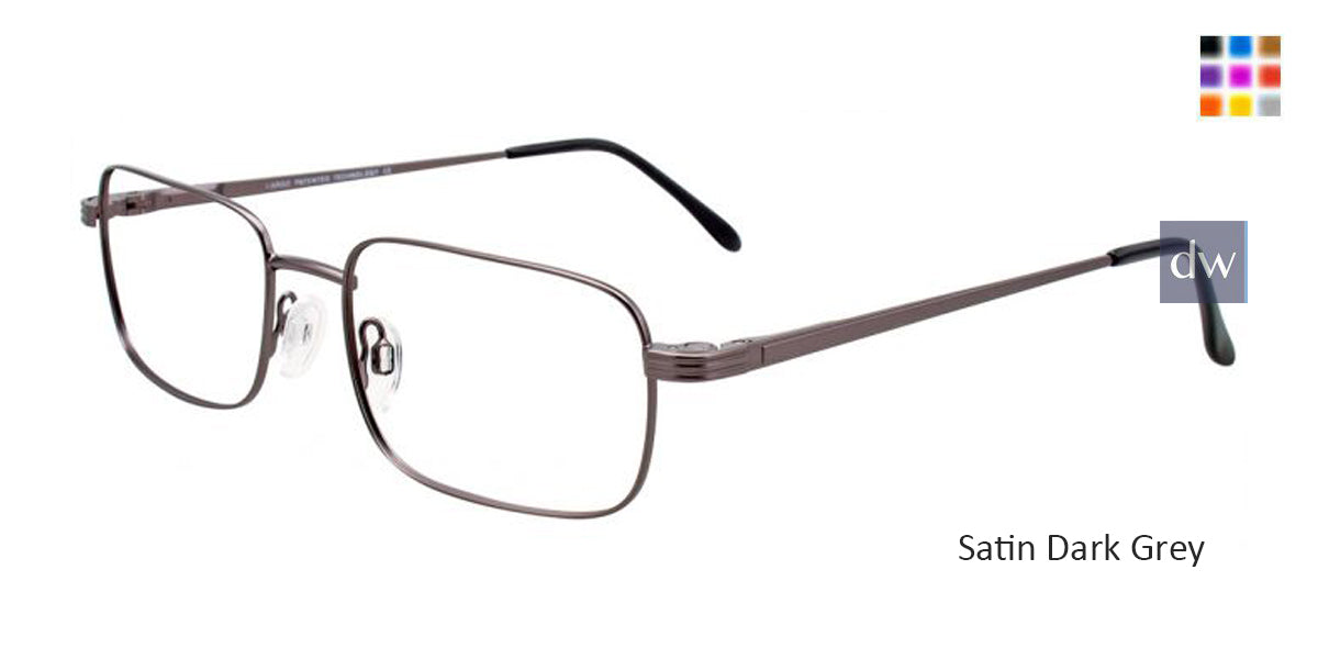 Satin Dark Grey Cargo C5046 Eyeglasses.