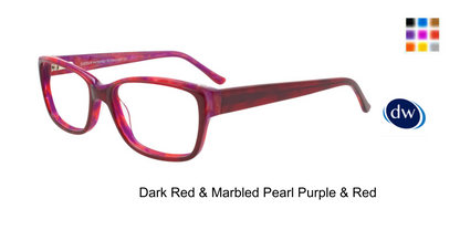 Dark Red Marbled Pearl Purple Red