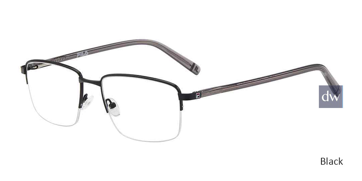 Black Fila VFI261 Eyeglasses