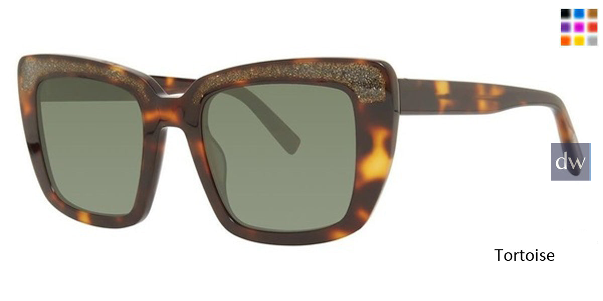 Tortoise Vera Wang VAS6 Sunglasses.