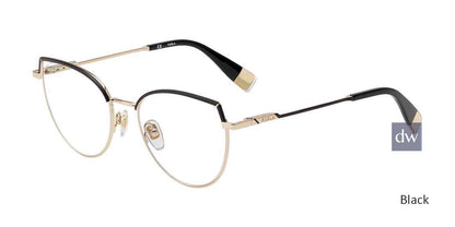 Black Furla VFU585 Eyeglasses