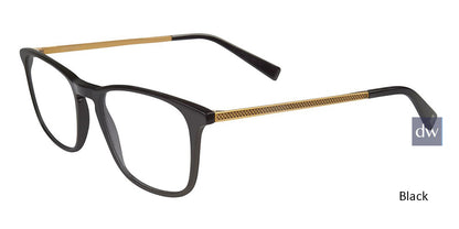 Black John Varvatos V370 Eyeglasses.