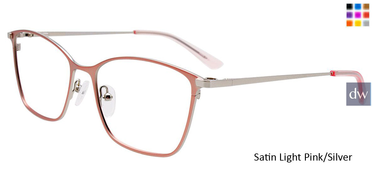 Satin Light Pink Silver