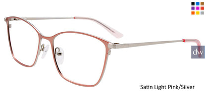 Satin Light Pink Silver
