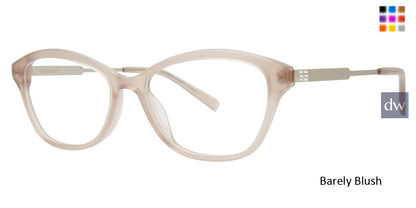 Barely Blush Vera Wang Taffeta Eyeglasses.