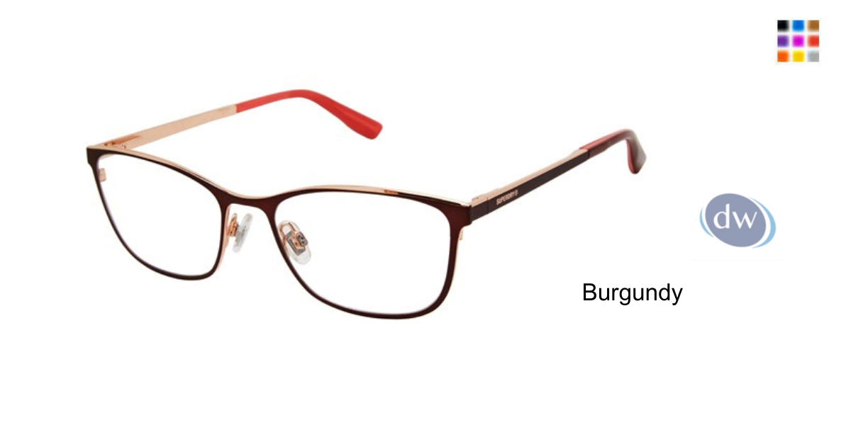 SUPERDRY SDOW504T Eyeglasses Burgundy