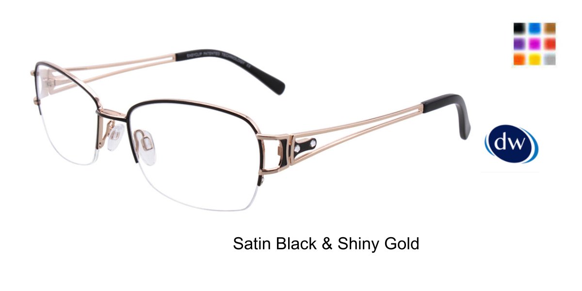 Satin Black Shiny Gold