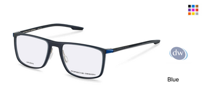 PORSCHE DESIGN P8738 Eyeglasses Blue