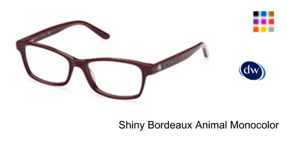 Shiny Bordeaux Animal Monocolor