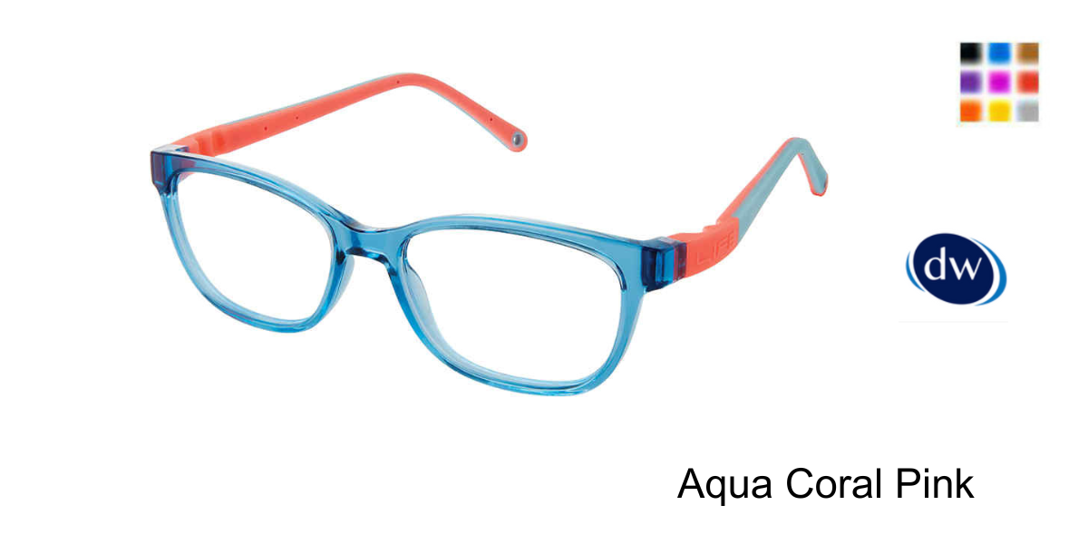 Aqua Coral Pink