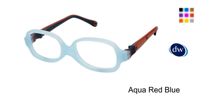 Aqua Red Blue