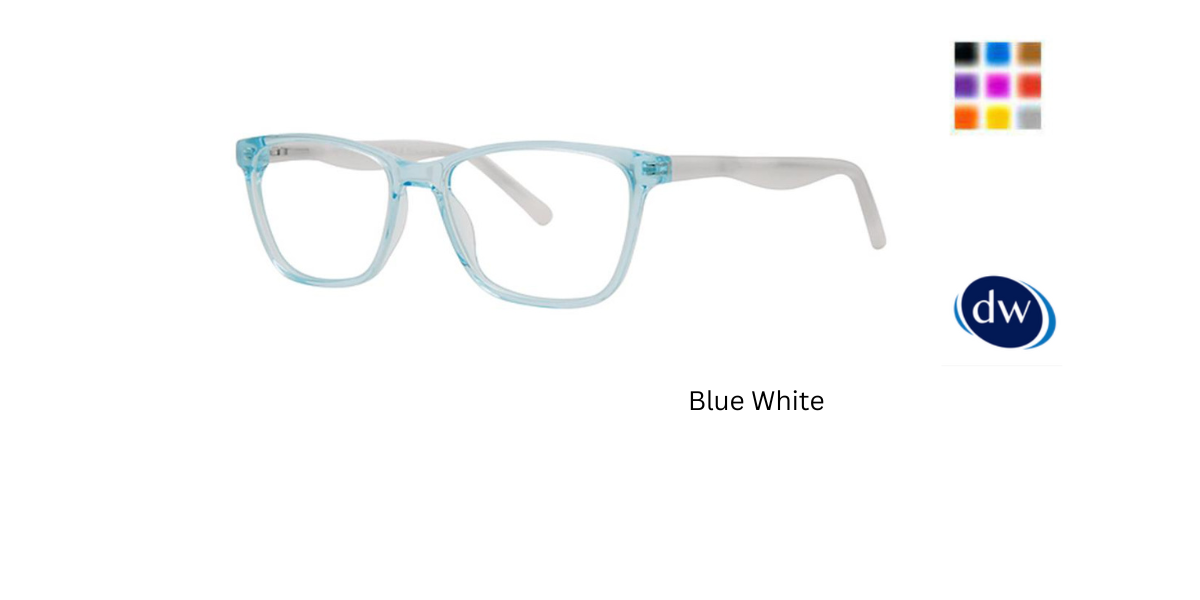 Blue white