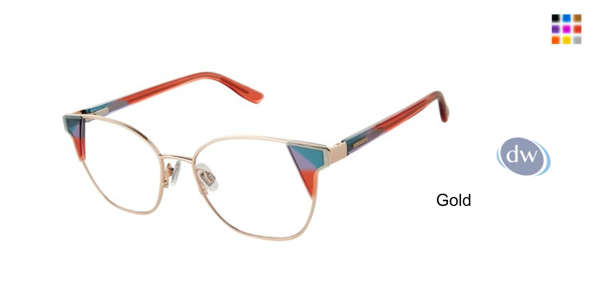 SUPERDRY SDOW500T Eyeglasses Gold