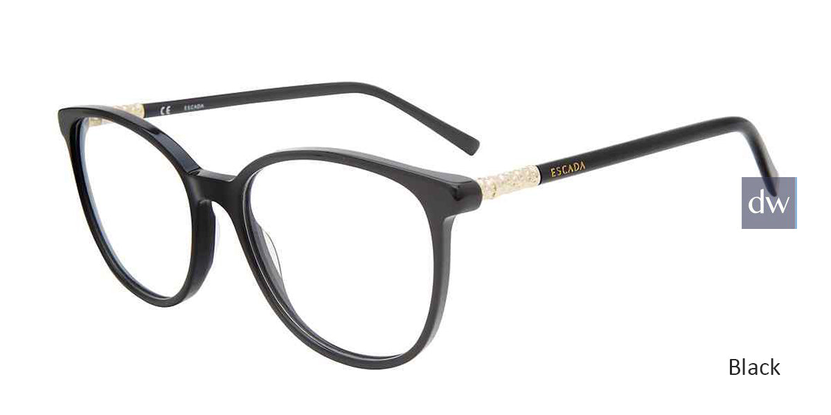 Black Escada VESC59 Eyeglasses