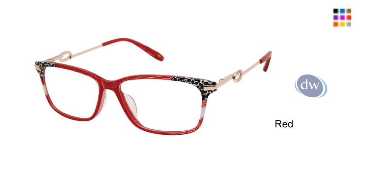 Red               VICTOR GLEMAUD X TURA VGO023 Eyeglasses