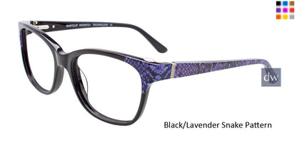 Black Lavender Snake Pattern