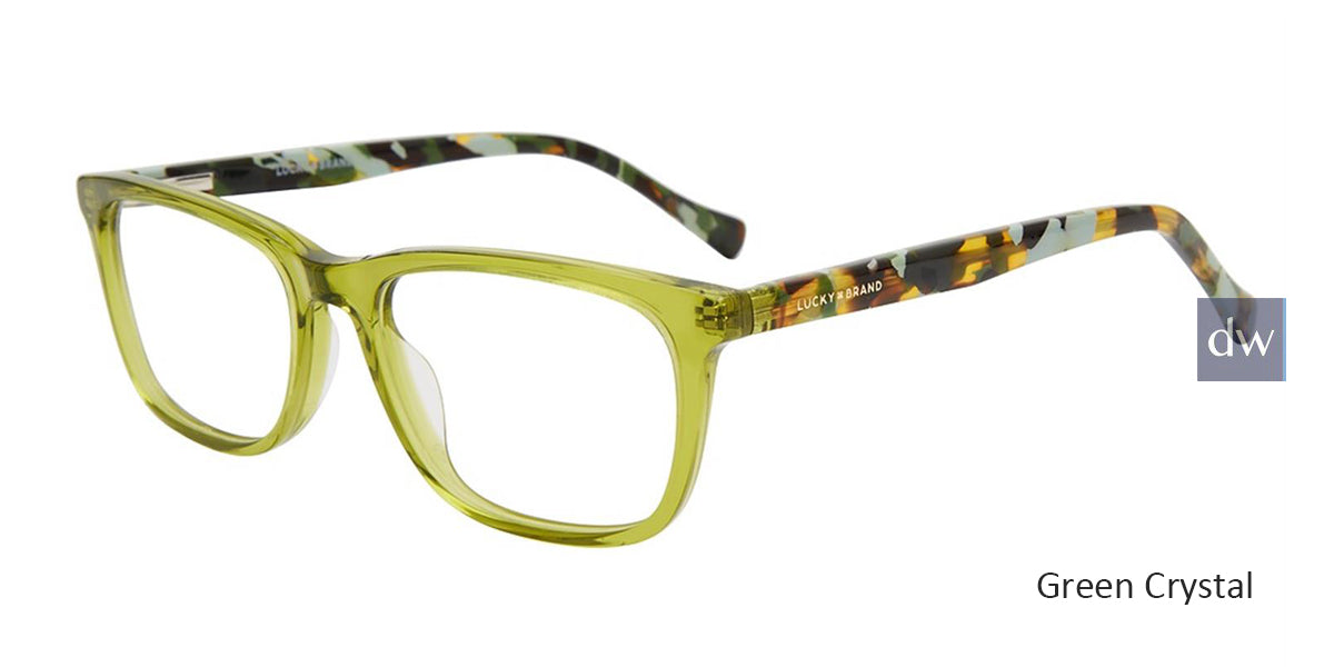Green Crystal Lucky Kid VLBD824 Eyeglasses - Teenager