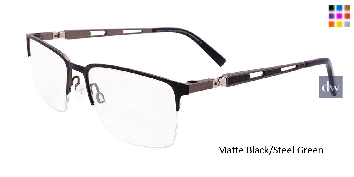 Matte Black Steel Green