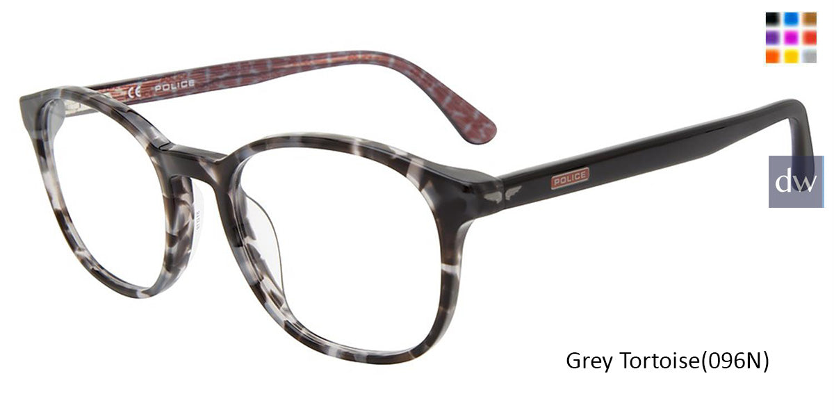 Grey Tortoise (096N) Police VPLD04 Eyeglasses.