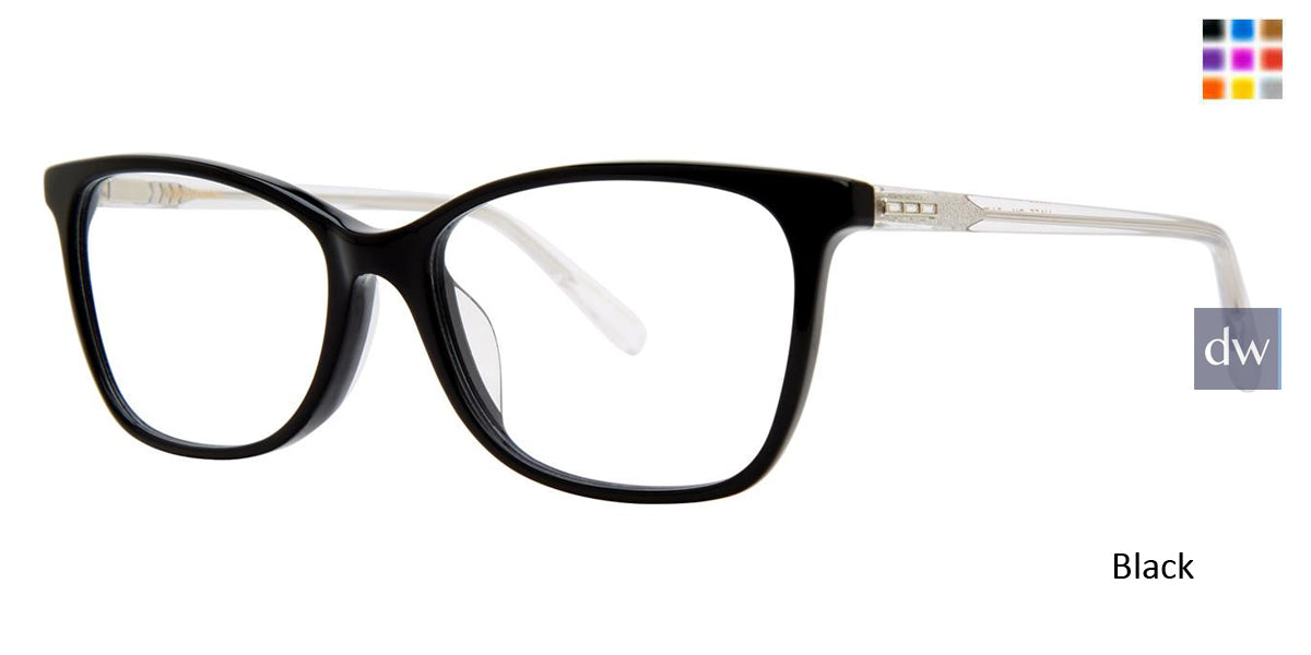 Black Vera Wang VA55 Eyeglasses.