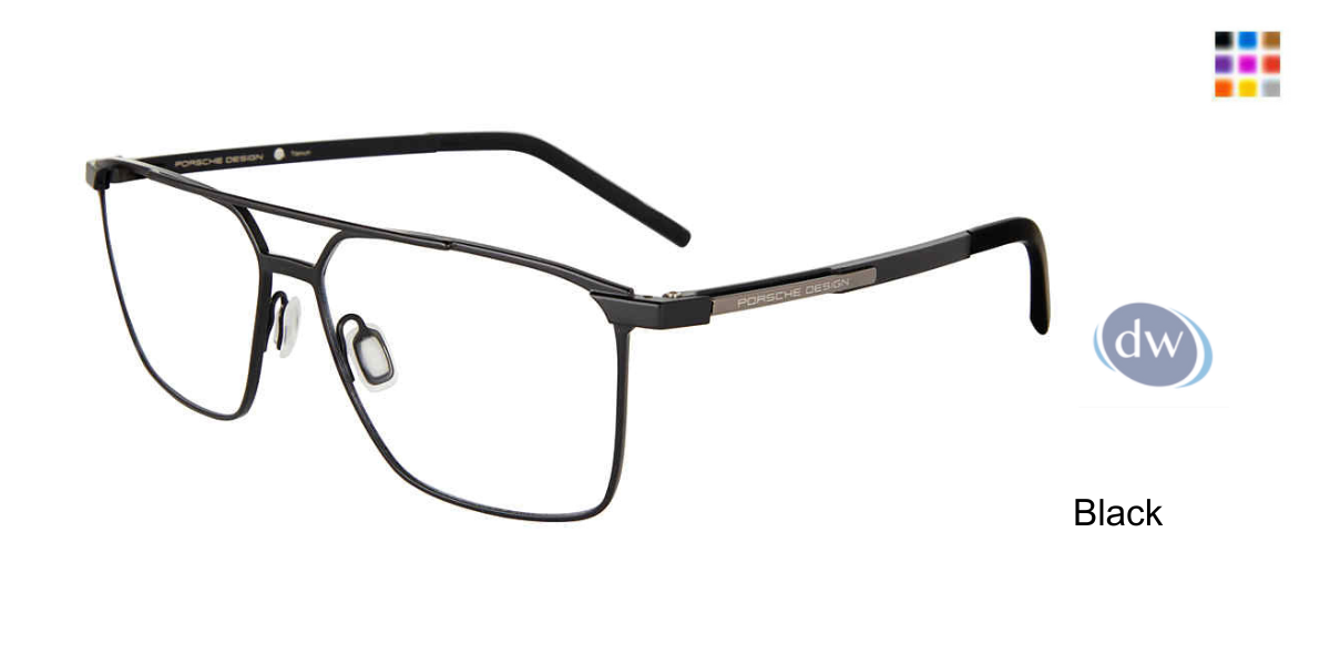 PORSCHE DESIGN P8392 Eyeglasses Black