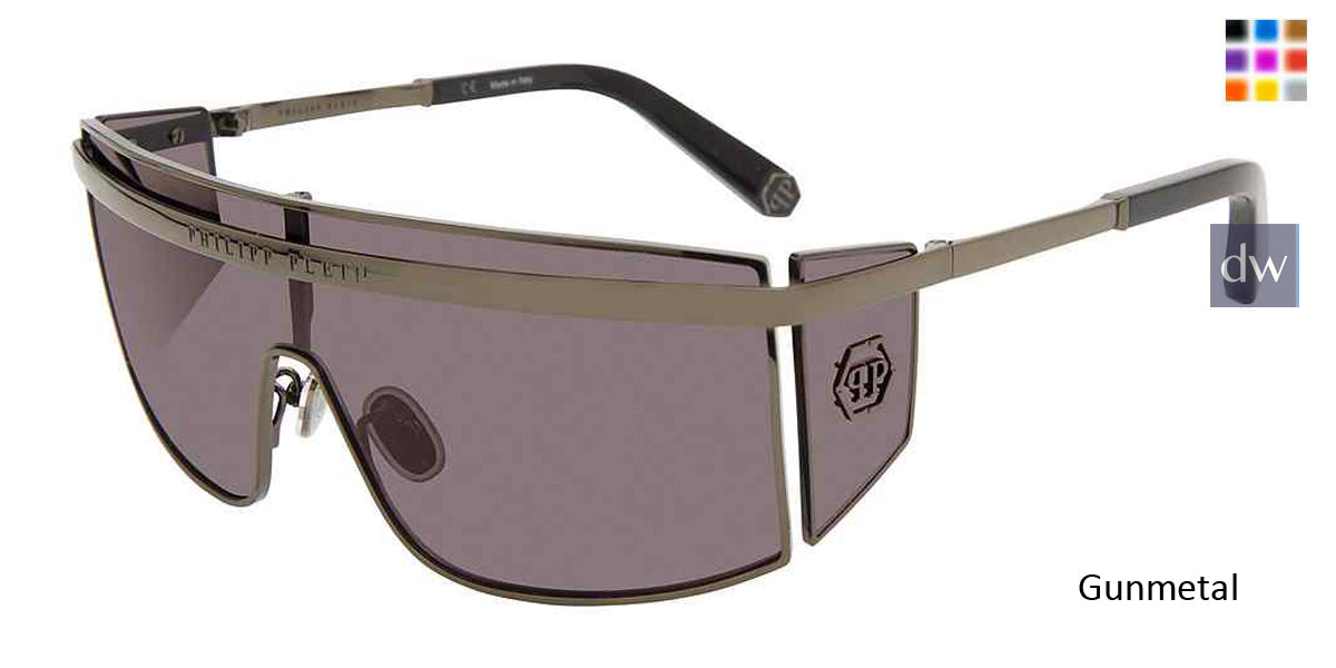 Gunmetal Philipp Plein SPP013M Sunglasses.