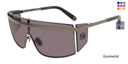 Gunmetal Philipp Plein SPP013M Sunglasses.