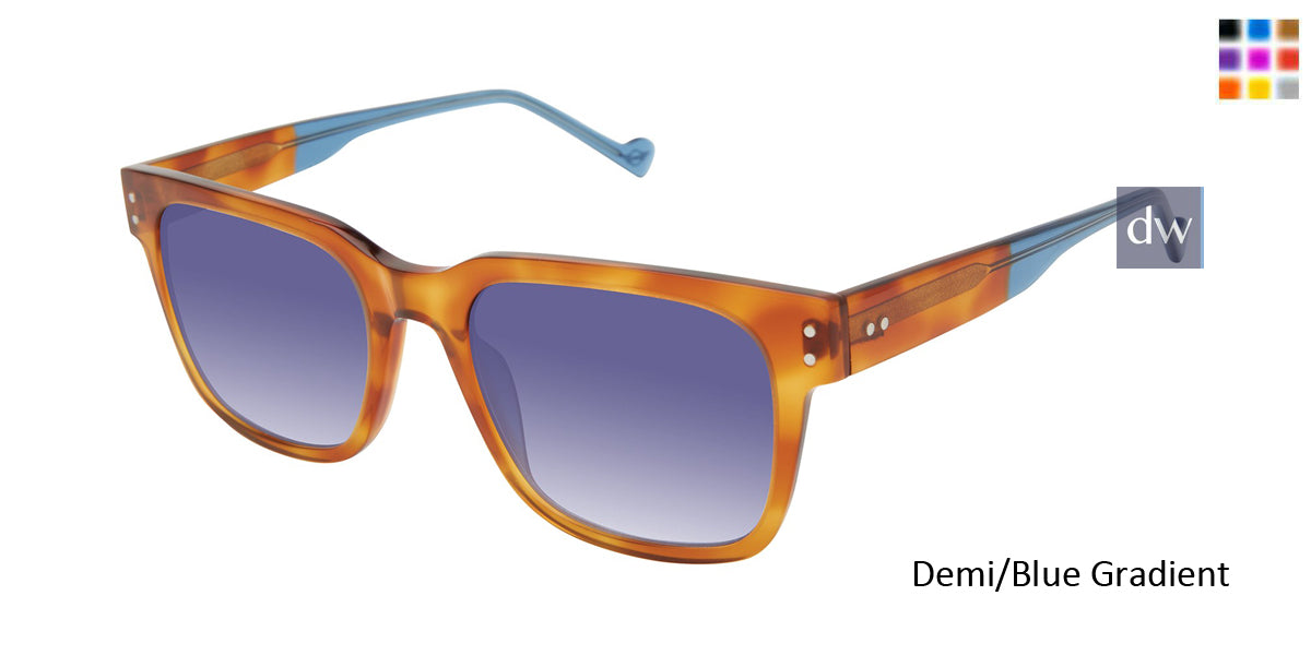 Demi/Blue Gradient Mini 746008 Sunglasses.